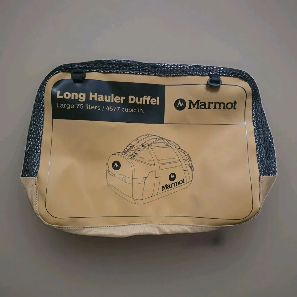 Marmot Long Hauler Travel Duffel Bag Large STORAGE BAG ONLY MESH NYLON NWT